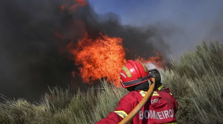 Bombeiros fogo