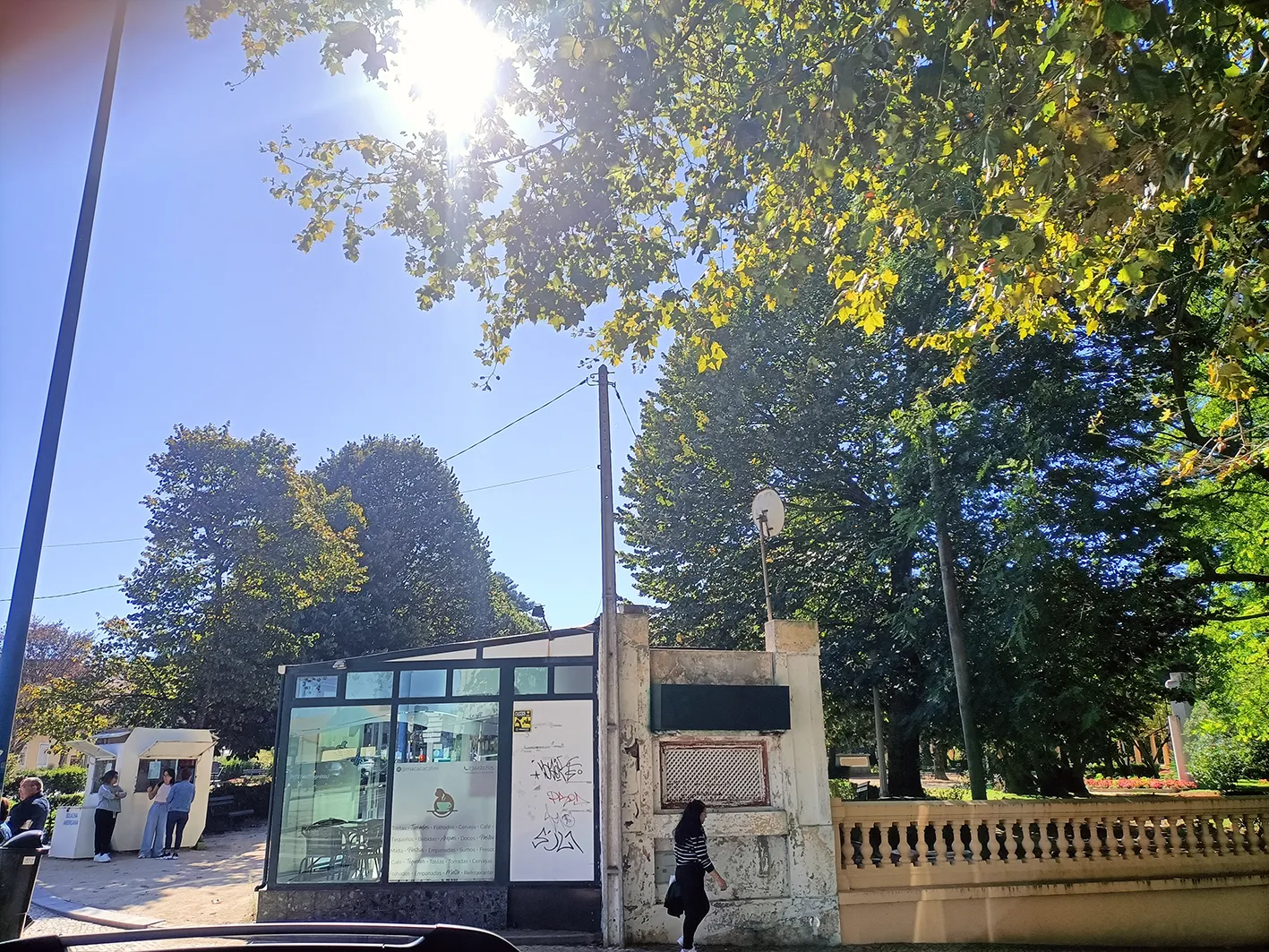 Café no parque da macaca