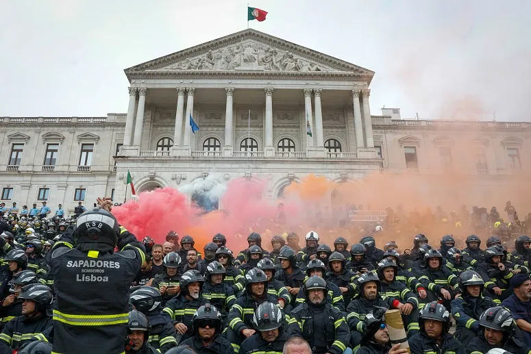 Protestos bombeiros lusa