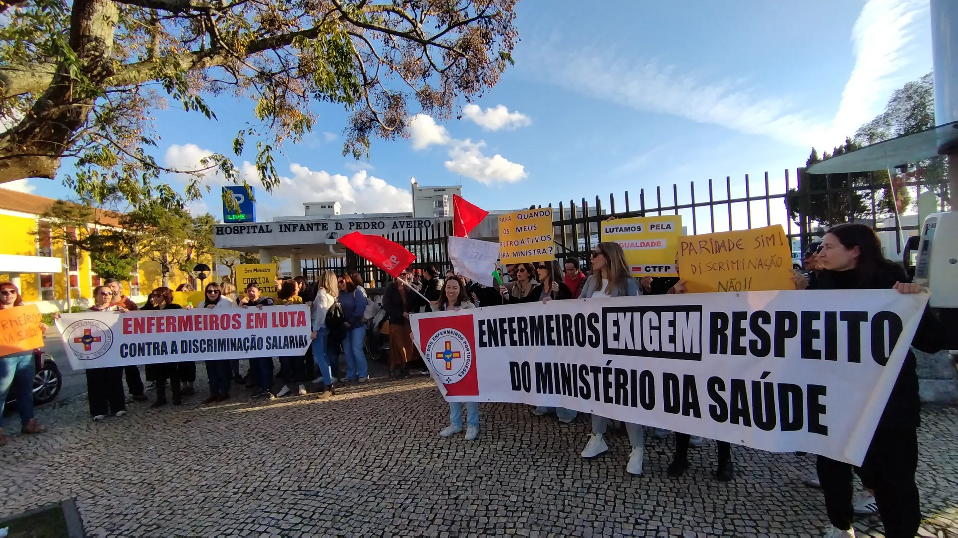 Enfermeiros Protesto